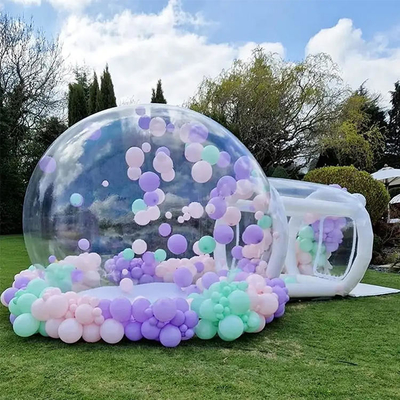 Lều bong bóng mái vòm PVC 1mm Nhà bong bóng bơm hơi trong suốt