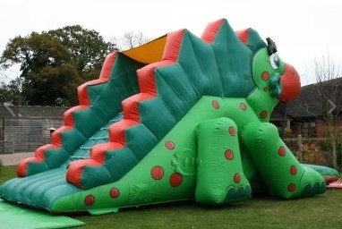 Đơn vị kích thước thổi nước trượt Dinosaur Bounce House cho trẻ em