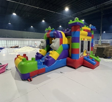 Bàn treo thương mại nhà nhảy với slide giải trí Bouncy Castle Combo