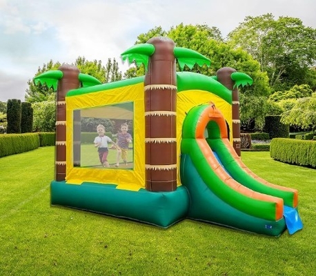 Chủ đề động vật Nhà lơ lửng có slide cho trẻ em Lâu đài lơ lửng