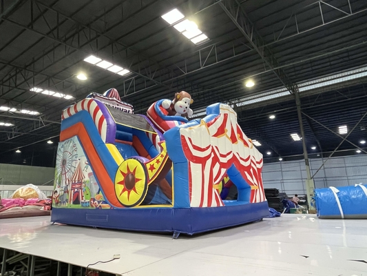 Tarpaulin Combo Jumping Castle Nhà nhảy bơm với trượt