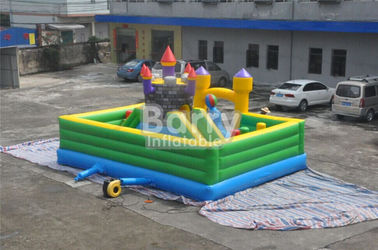 Inflatable Fun City Castle Theo chủ đề Công viên giải trí Inflatable Sân chơi Thiết bị