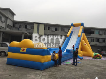 3 năm cuộc sống Span vàng khổng lồ Inflatable trượt và trượt cho trẻ em / người lớn