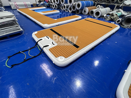 Sun Bathing Swim Play Wakeboard Màu sắc tùy chỉnh Bến tàu bơm với kết thúc gỗ gỗ và dung lượng cao