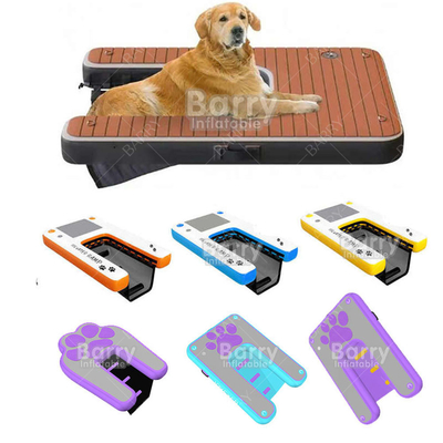 Thang an toàn cho thú cưng Mèo Thang an toàn cho thú cưng Ramp Pvc Bánh bơm cho chó lớn Tăng đến 220lbs Thăng ra khỏi nước