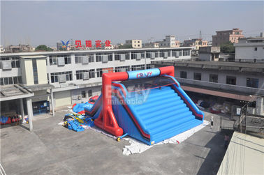 OEM tùy chỉnh cho phép đi bắt đầu dòng Insane Red Inflatable 5K trở ngại tất nhiên trò chơi