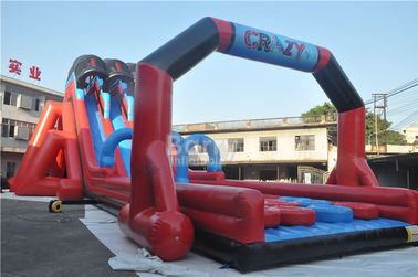 Điên Fun Inflatable 5k Chạy Kết thúc Line, Khóa học chướng ngại vật inflatable khổng lồ cho người lớn