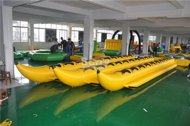 Heavy Duty Thương Mại 8 Người hoặc Customzied PVC Tarpaulin Thuyền Chuối Bơm Hơi Ống
