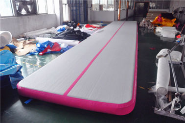 Hồng nhỏ thổi lên thể dục dụng cụ Mat, Inflatable sụt giảm theo dõi cho nhà