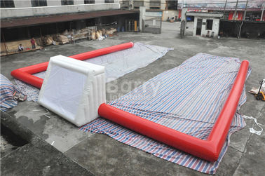 Red Air Sealed Big Inflatable Sân bóng đá, Sân bóng đá Inflatable