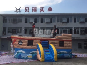 Trẻ em thương mại thổi lên tàu cướp biển inflatable kết hợp với vật liệu miễn phí chì