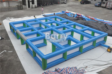 Khóa học trở ngại chuyên nghiệp inflatable / mê cung inflatable cho thẻ laser