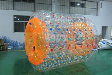 PVC 0.6 hoặc 0.9mm Công viên nước Inflatable, Bơm nước lăn cho người lớn