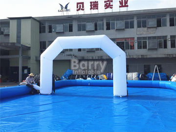 Trắng khổng lồ ngoài trời khuyến mại Inflatable Arch Support Well Hoàn thành