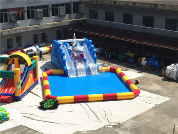 Ngoài trời Lớn Tuyệt Vời Xách Tay Blast Sharp Trượt Inflatable Nổi Công Viên Nước