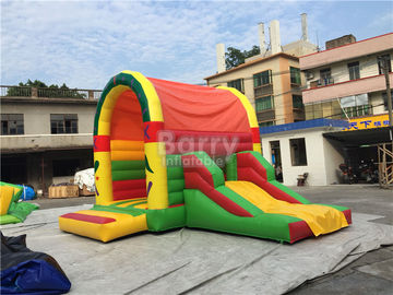 Giải phóng mặt bằng Inflatable Bouncer, Nhà nhảy đẹp với Slide nhỏ
