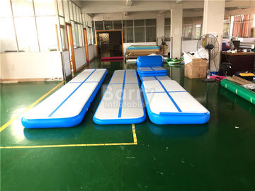 Tùy chỉnh màu xanh Inflatable Air Theo dõi Thể dục dụng cụ Mat 3M 5M 6M 8M 10M 12M
