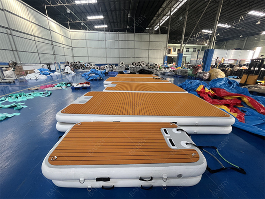 Drop Stitch Bầu máy tàu thuyền Platform Yacht Dock Platform
