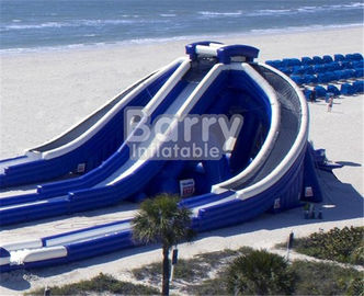 Trò chơi vui nhộn ở độ cao cao Trượt cầu khổng lồ / Trượt nước PVC khô cho trẻ em