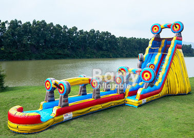 Chủ đề động vật Trượt nước bơm hơi, Kích thước tùy chỉnh 25 FT Target Trượt N Slide
