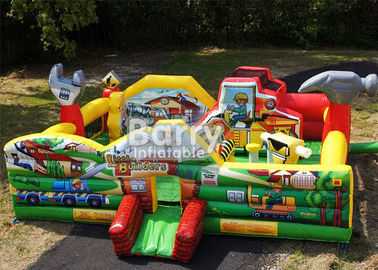 Nhiều người xây dựng vui vẻ Nhiều người xây dựng Sân chơi trẻ em Bouncer