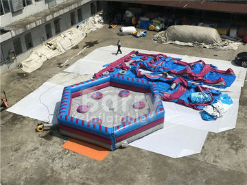 Người đàn ông đứng Meltdown Xoay Trò chơi thể thao bơm hơi với Bộ điều khiển, Trò chơi trẻ em Sweeper Arm