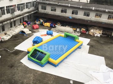 Cửa đóng cửa Sân bóng đá bơm hơi ngoài trời Sân bóng đá, Sân bóng nước bơm hơi có đáy
