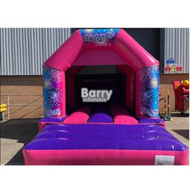 Lâu đài Bouncy trẻ em 16 * 16 * 9.5 Ft, Bouncer bơm hơi nhỏ với 0,55 PVC Tarpulin