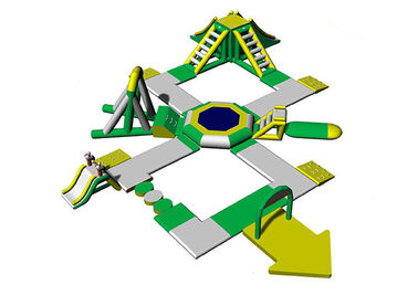 0.9mm Plato PVC Tarpaulin Giant Inflatable Công viên nước, Wibit Sport Park 145 phần