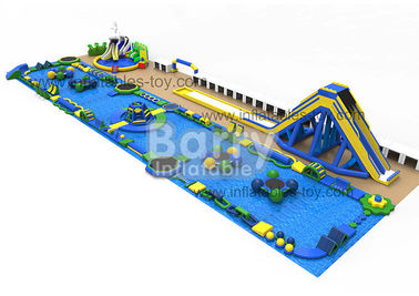 Open Water Game Công viên thể thao dưới nước Inflatable Challenge với 0.9mm bạt PVC