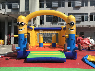 Minions thương mại bơm hơi Bounce House cho giải phóng mặt bằng, Bouncer bơm hơi Trampoline