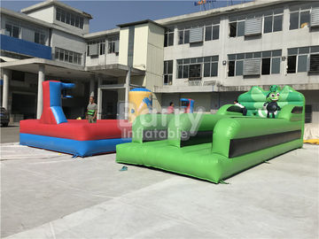 Trò chơi thể thao ngoài trời cơ thể bơm hơi Chạy Super Bungee Run Trò chơi cạnh tranh