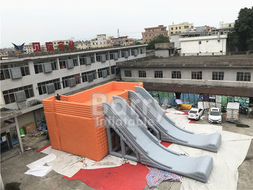 Thiết kế mới Sử dụng thương mại Amazing Crazy Double Lanes Kids Bơm hơi