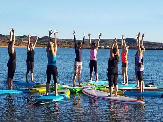 Công viên nước Floating Air Sup Platform Island Sup Pontoon Floating Dock cho Yoga