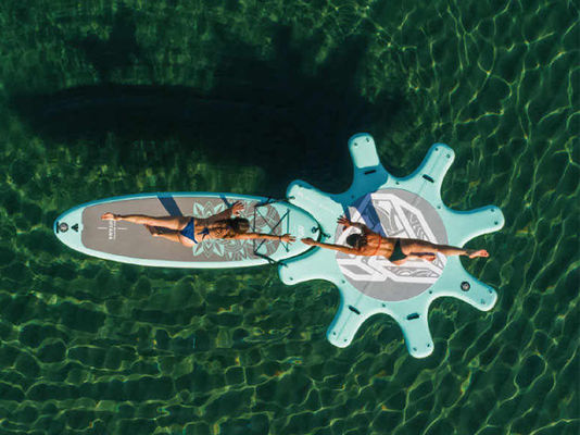 Bơm hơi Đứng lên Paddle Yoga Bệ ván nước Yoga Trạm Dock Thảm Yoga