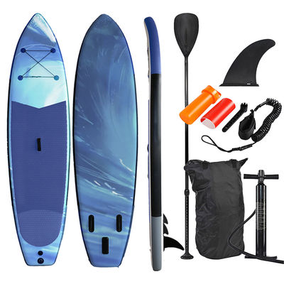 Tấm ván chèo đứng chuyên nghiệp Tấm ván SUP bơm hơi Chống trượt 335 * 81 * 15cm Kích thước tấm lót