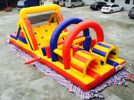 10x4x3.5m Sân vượt chướng ngại vật bơm hơi Công viên giải trí cho trẻ em Lâu đài Bouncer