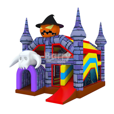 SCT Halloween Bouncer bơm hơi cho trẻ em Ngôi nhà Giáng sinh