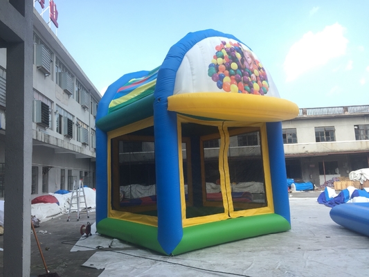 Mũ chống thấm nước Hình dạng cô gái Bounce House Bouncer 6 * 5 * 5m