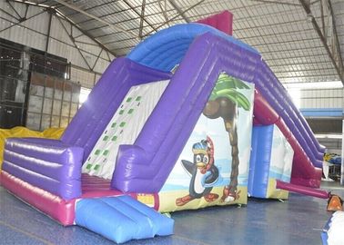 Trẻ em lớn không thấm nước Trượt Inflatable thương mại cho thuê hồ bơi