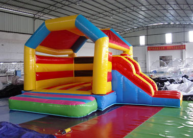 Vui Inflatable Combo Trượt Nhà Bounce / Moonwalk Bouncer Cho Sân Chơi