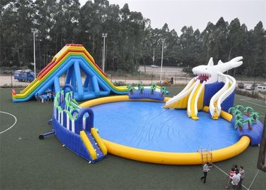 Giải trí Blow Up Games Cuối cùng công viên nước Inflatable / Nước Đồ chơi cho hồ