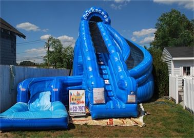 Khổng lồ Inflatable Corkscrew nước trượt / đôi Inflatable trượt và trượt với hồ bơi