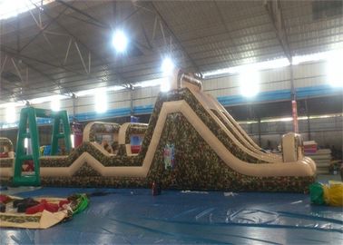 Khóa học vượt chướng ngại vật inflatable khổng lồ dành cho người lớn, thiết bị chơi ngoài trời inflatable