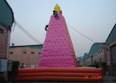 Trò chơi bơm hơi lớn dành cho người lớn, ngoài trời tuyệt vời inflatable tường đá