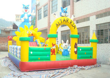Lớn Plato PVC Tarpaulin dành cho người lớn Inflatable Bouncer Với Jumping Castle