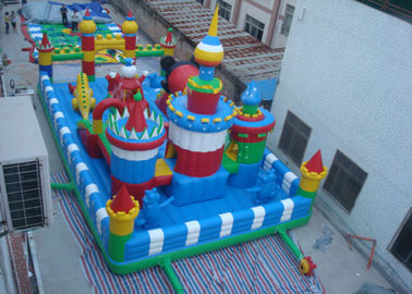 Trẻ em Inflatable Ngoài Trời Lâu Đài Bouncy Inflatable Inflatable Vui Vẻ Thành Phố Sân Chơi