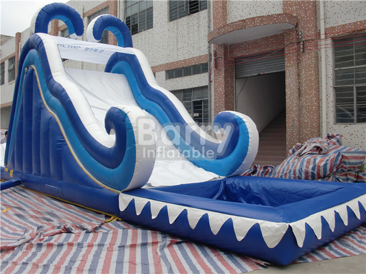 Thương mại cho trẻ em ngoài trời Sóng trượt nước có hồ bơi nhỏ
