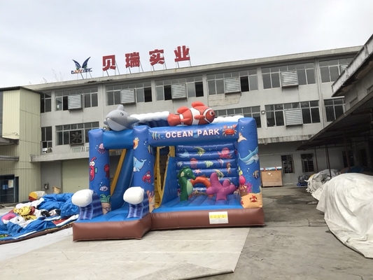 EN71 Combo Cầu Trượt Nhà Bouncer Bơm Hơi Cho Trẻ Từ 3-18 Tuổi