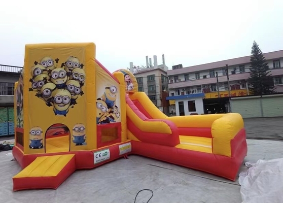 18oz PVC Tarpaulin Nhà Bouncer Bơm hơi Nước Trượt Nước Khô